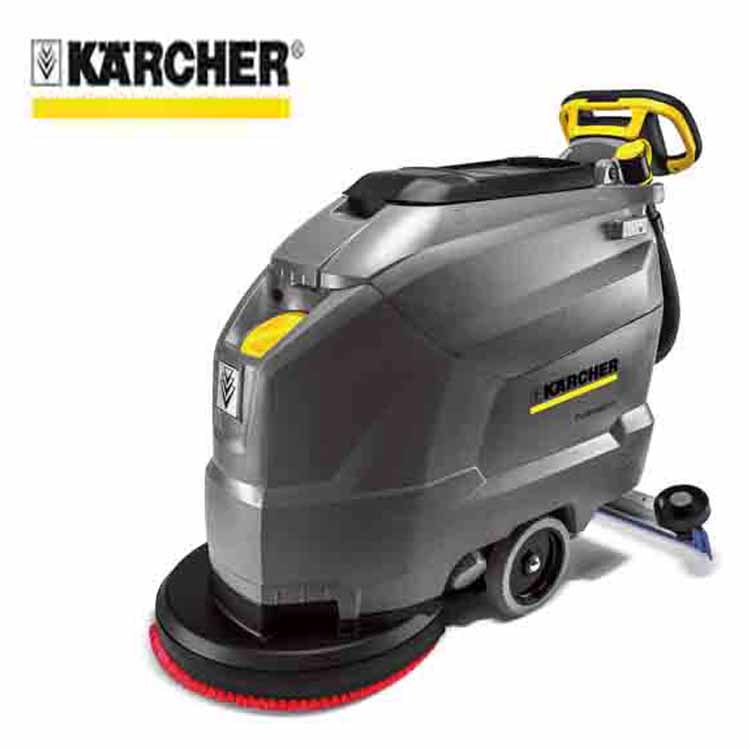 德国卡赫Karcher手推式洗地机轻松省力清洗脏污地面