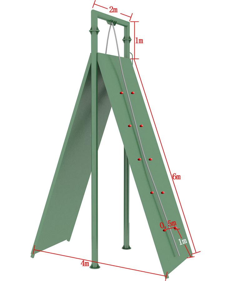 高空攀爬架 标准 渡海登岛器材软桥