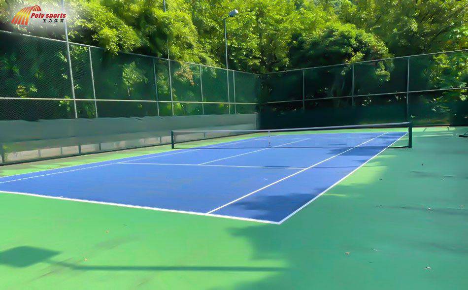 深圳楼顶网球场建造，丙烯酸网球场设计、施工