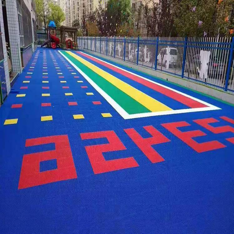 幼儿园户外运动地板施工 操场地面安装施工