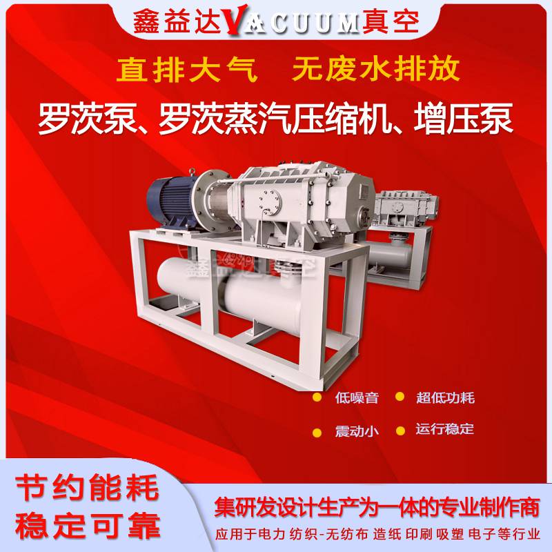 罗茨真空泵的特点是在较低入口压力时具有较高的抽气速率 气冷罗茨泵可单独使用