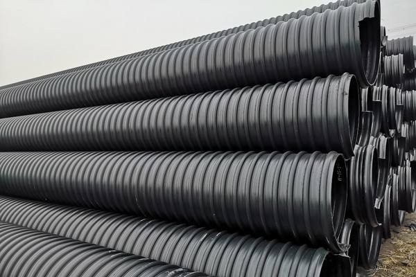 山东中迈管业科技DN400PE钢带波纹管 排污管 质量可靠