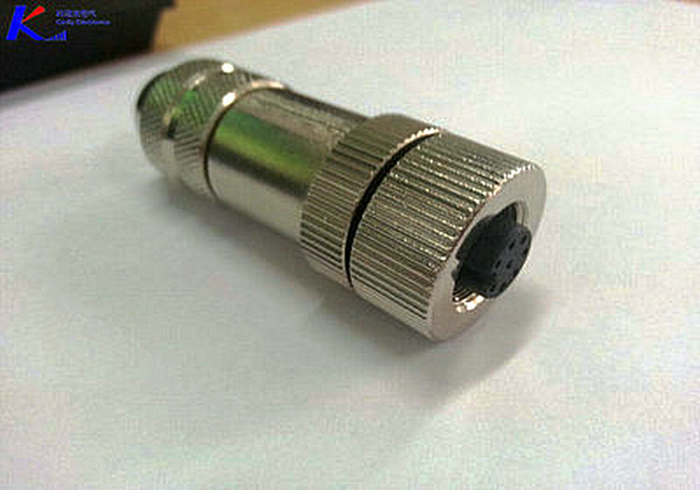 M12全金属式插座插头屏蔽型专业设计生产接受定制