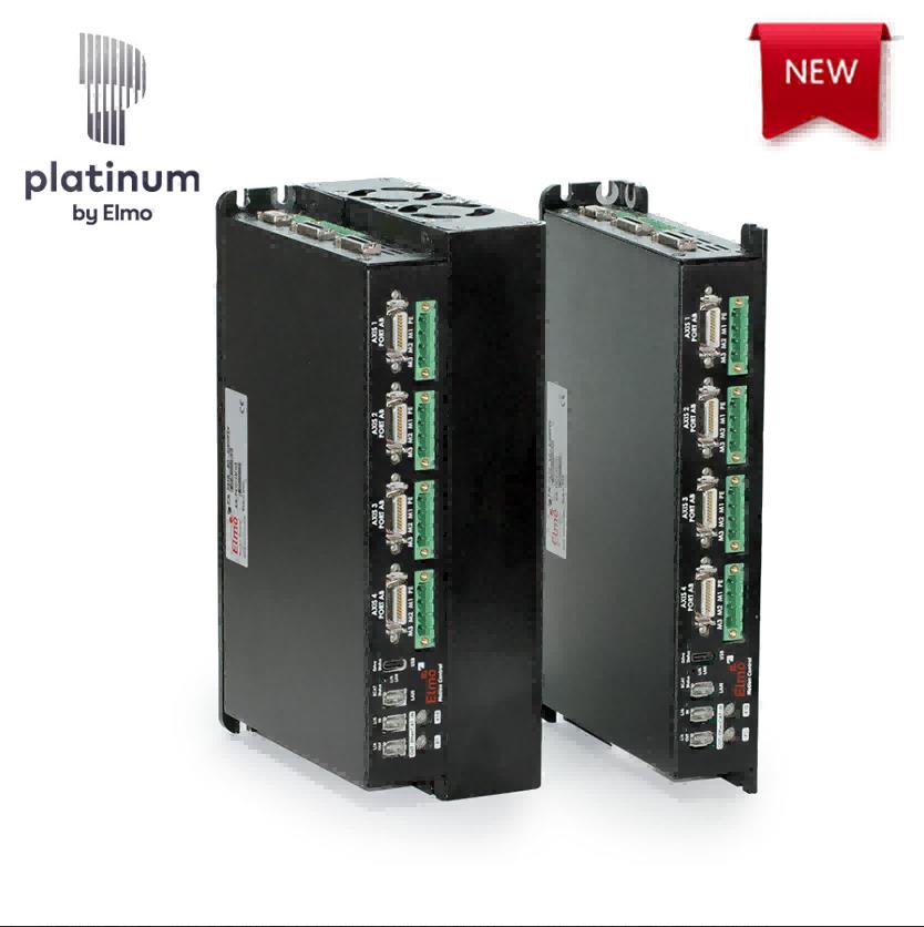 ELMO Platinum String Quartet系列四轴控制器可提供4 X 16A连续电流、 8000 W 的连续功率