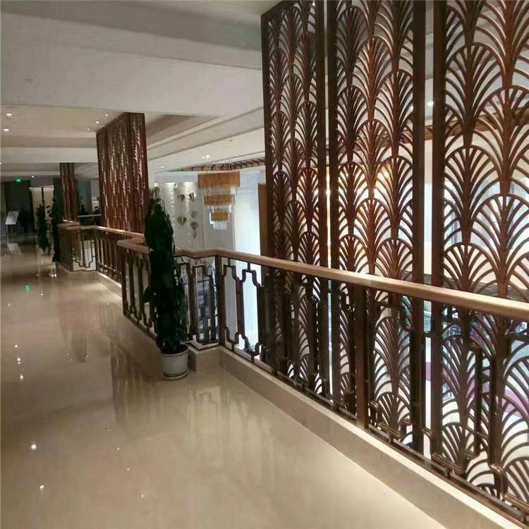 银川酒店大厅装饰铝雕屏风欢迎咨询 古典的气息
