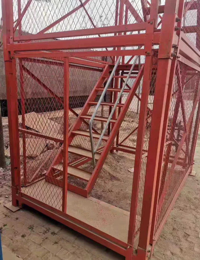 广州厂家供应安全梯笼工地用垂直爬梯 盖梁平台防护大量现货