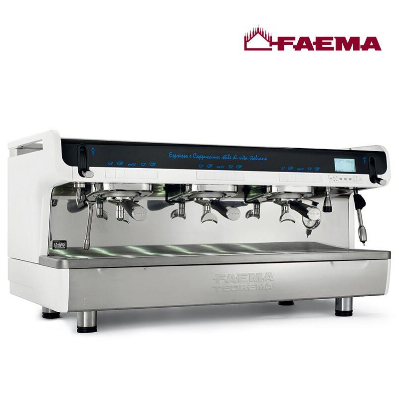 意大利进口FAEMA飞马TEOREMA商用三头A3电控定量意式半自动咖啡机