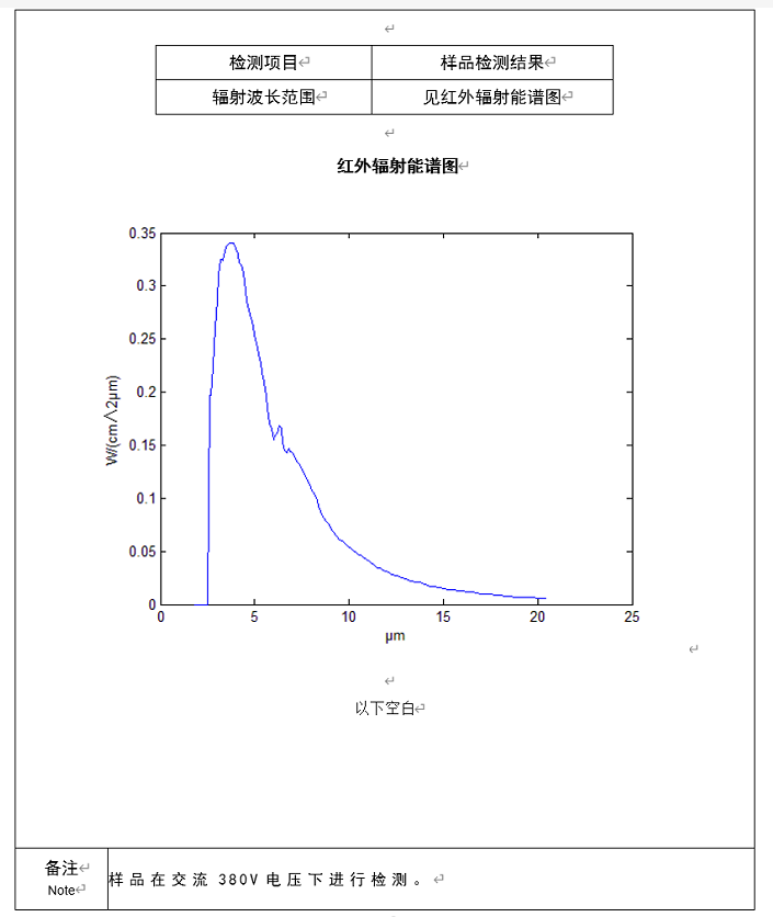 杭州石墨烯产品远红外波长范围检测