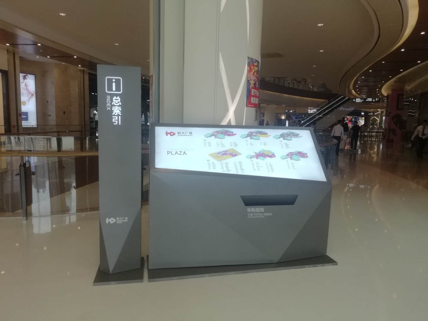 四川商场不锈钢雕塑制作安装 导视系统设计欣赏 成都黑格标识