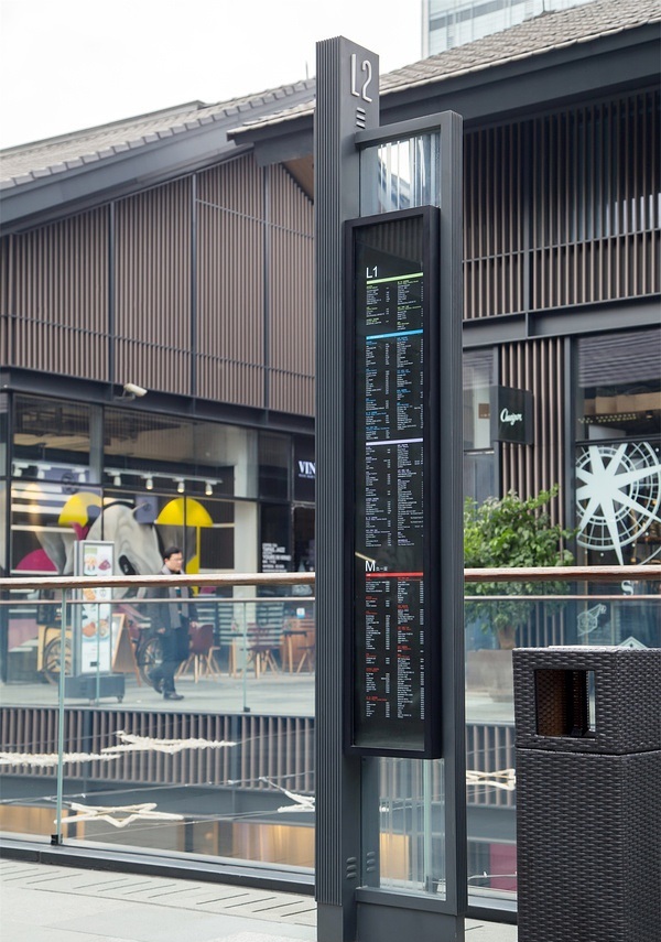海口商场不锈钢雕塑制作安装 导视系统设计欣赏 成都黑格标识