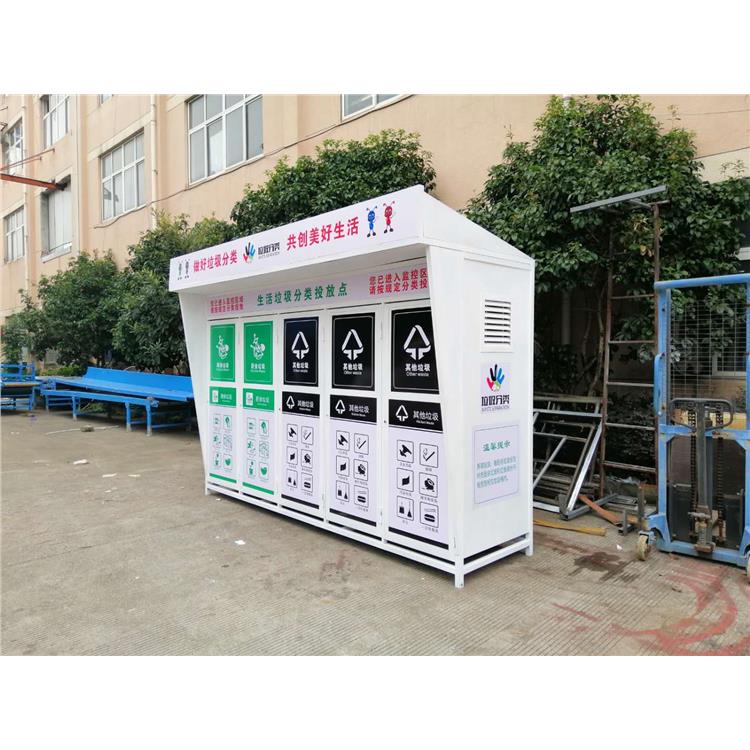 台州不锈钢垃圾分类亭电话 喷砂细腻均匀 透明度高