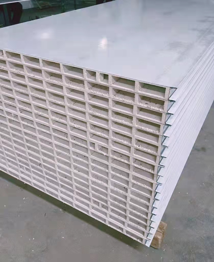 咸宁净化车间玻镁夹芯净化板阻燃阻火净化彩钢板规格可定制