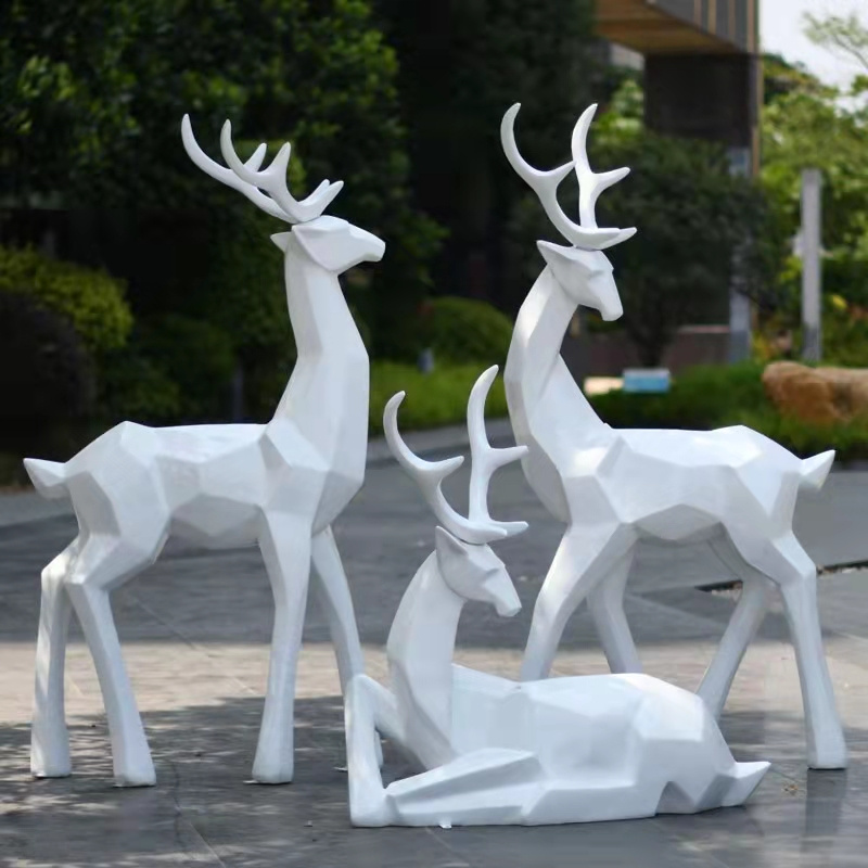 玻璃钢卡通动物人物雕塑 广场绿地商场景观广场美陈浮雕摆件