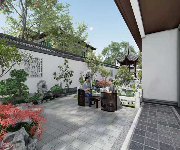 滁州庭院景观设计施工 安徽绿派园林工程