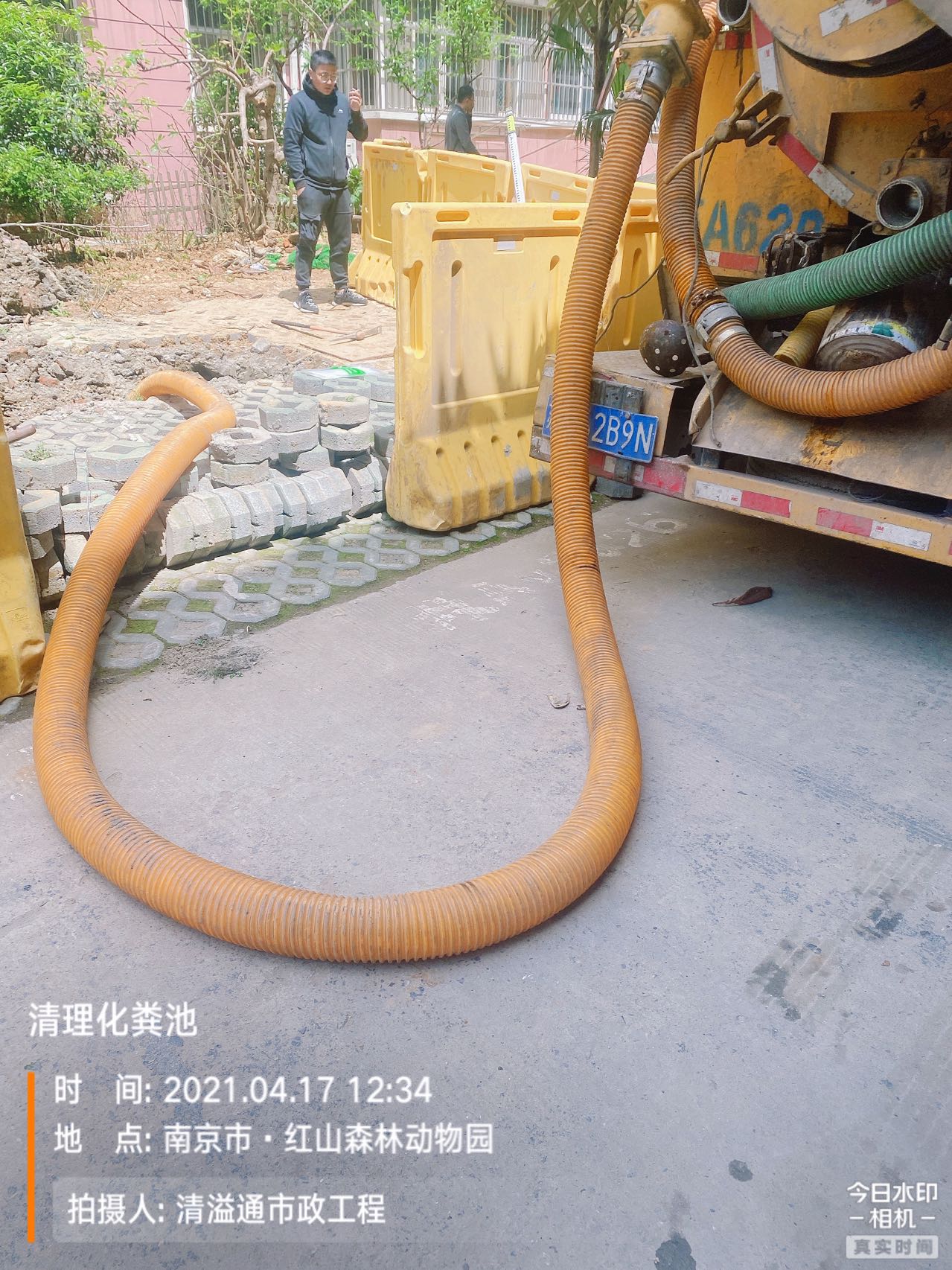 南京六合灵岩管道疏通服务，小区管道清淤，高压清洗