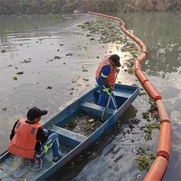 河道水草截污浮筒 楚雄攔污浮筒水電站攔污浮索