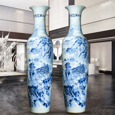厂家直销开业礼品景德镇颜色釉 手绘陶瓷花瓶
