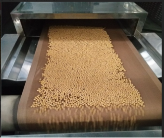大豆低温熟化杀菌设备 豆浆粉干燥设备 蛋白粉微波烘干机
