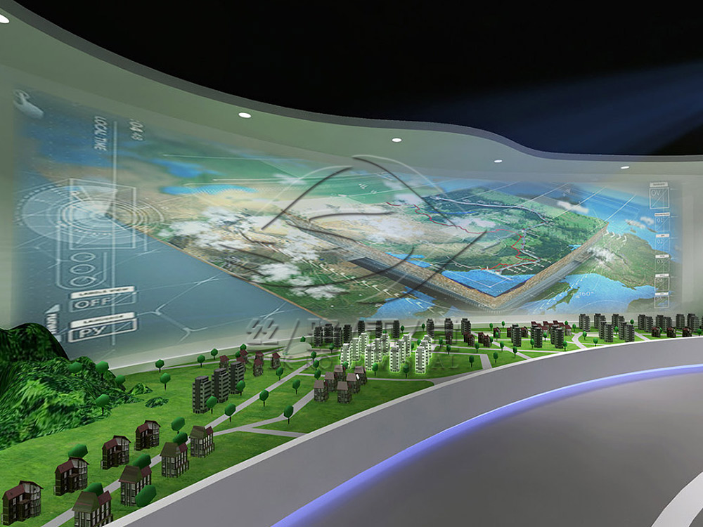 江苏电网电力展厅布置方案,智慧电网电力展厅效果图,