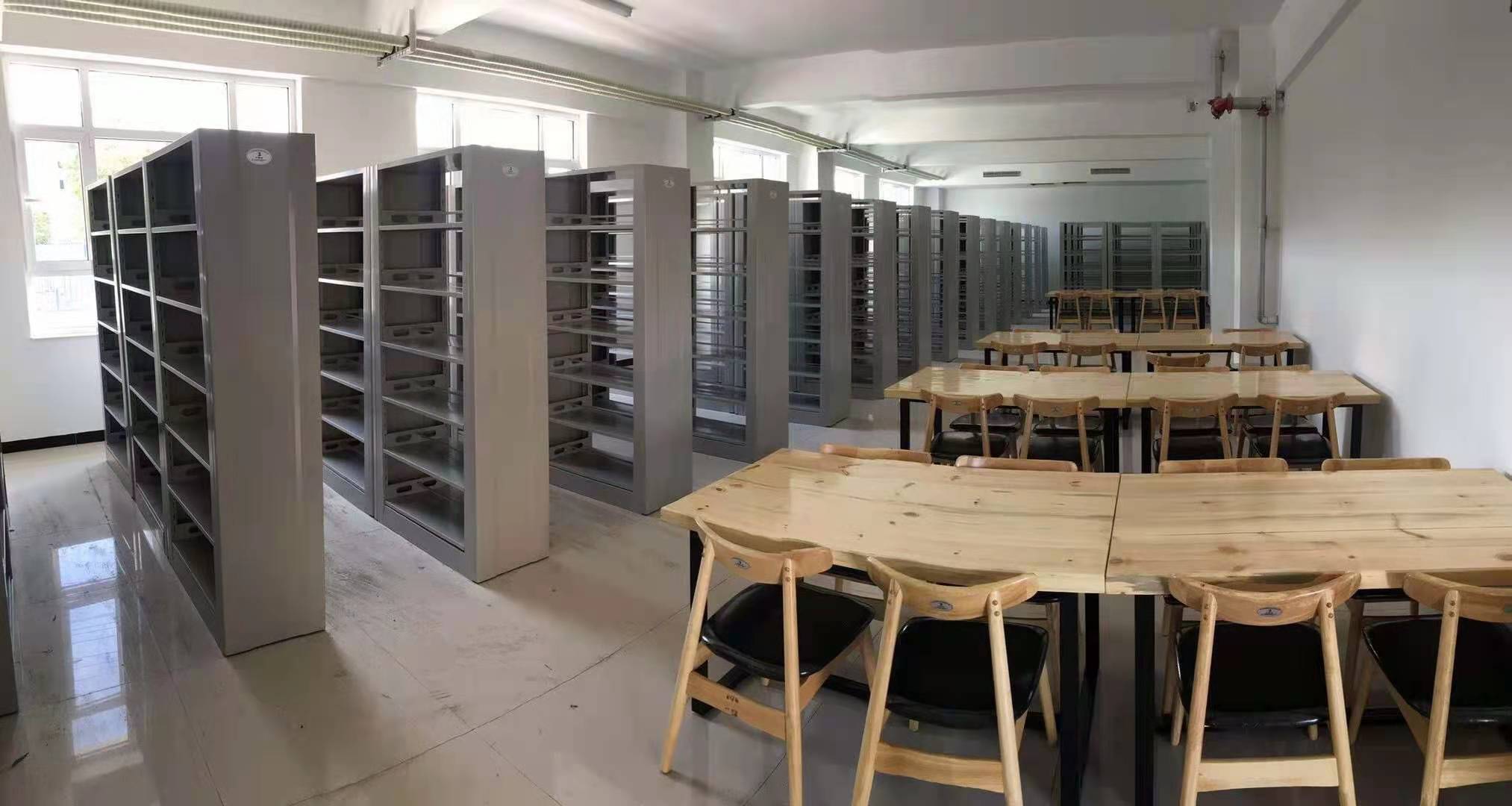 天津图书馆钢制书架 五层钢制书架 双面期刊架厂家