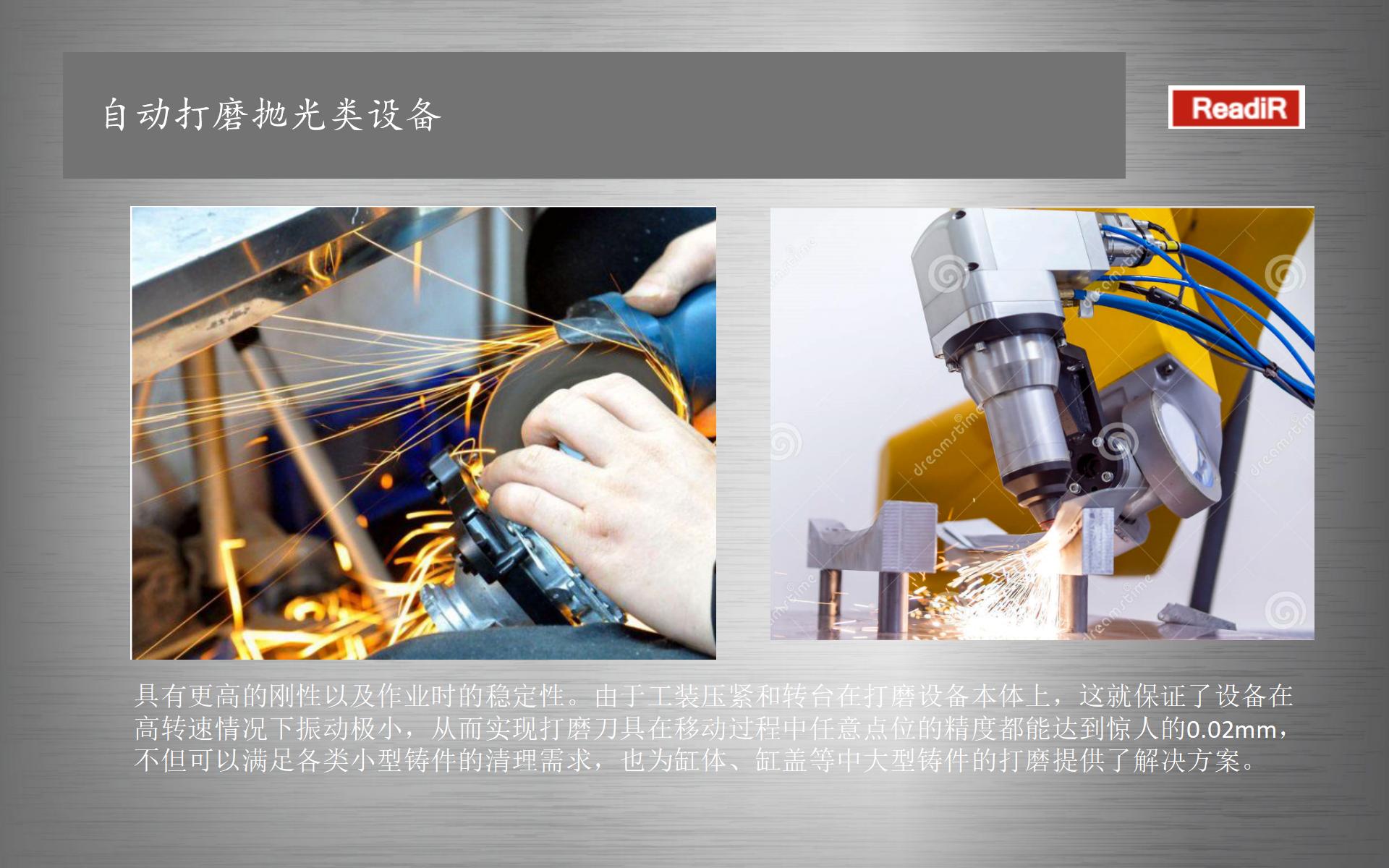 自动机器人打磨抛光系统 STD1003机械手打磨方案 机器人打磨设计方案 机器人打磨复合加工 铸件打磨机械