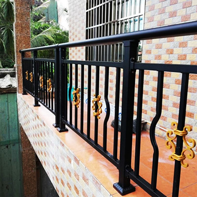长沙时代锌钢组装式高层小区阳台栏杆