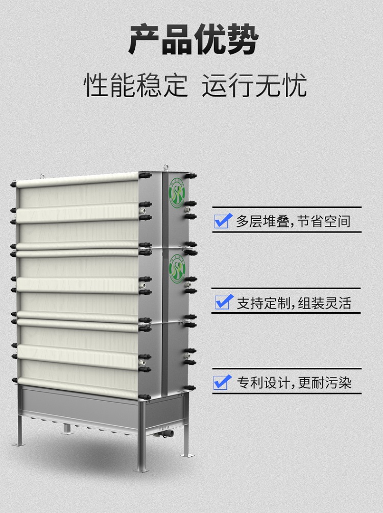 mbr廢水處理設備,平板膜mbr