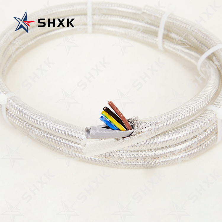 欧标电缆透明电缆H05VVC4V5-K电缆CE双护套屏蔽电缆
