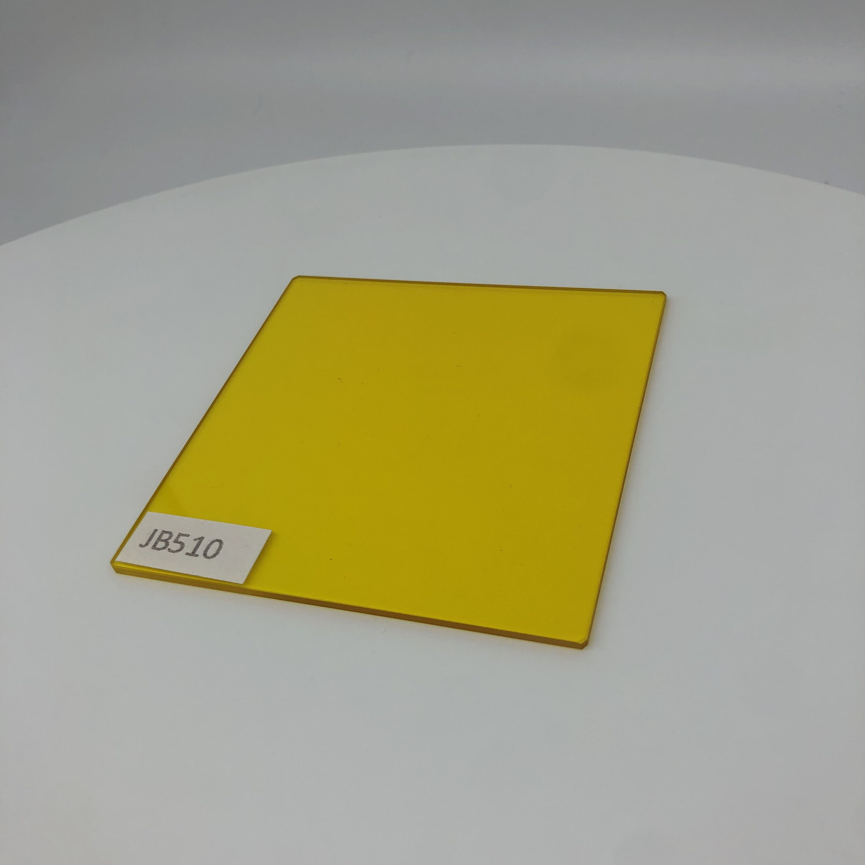 JB型黄色金黄色玻璃截止型光学玻璃片 紫外光截止通光镜片滤光片