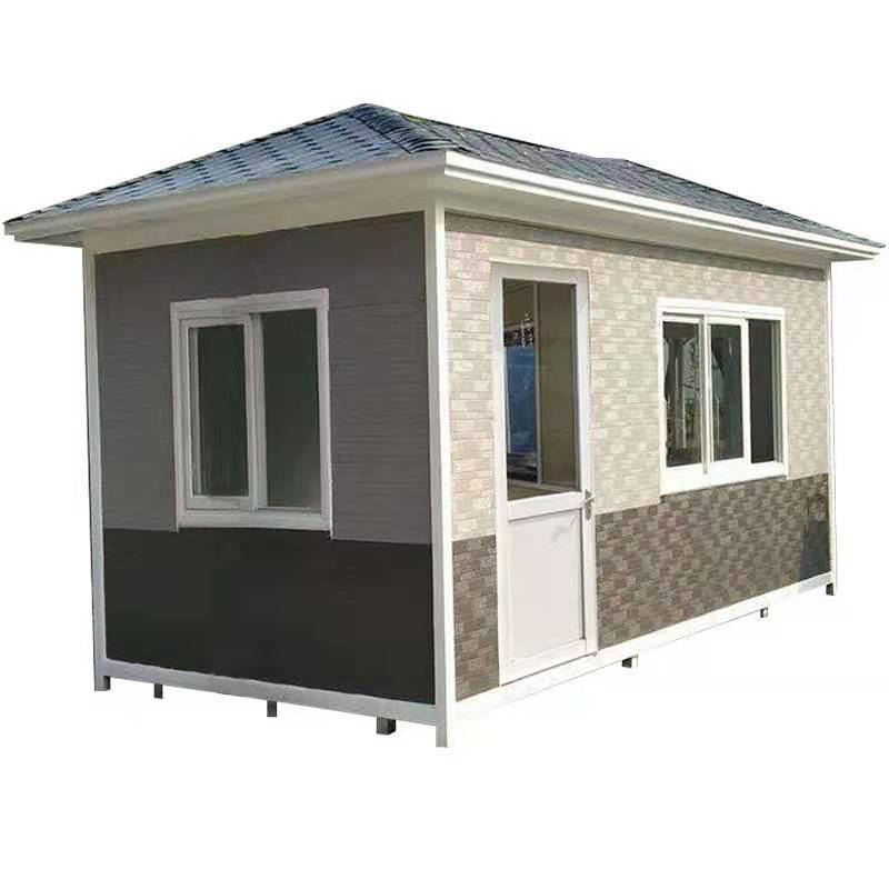 钢结构门卫带卫生间休息室 绿洁多场所使用保安亭隔音保暖集成房屋