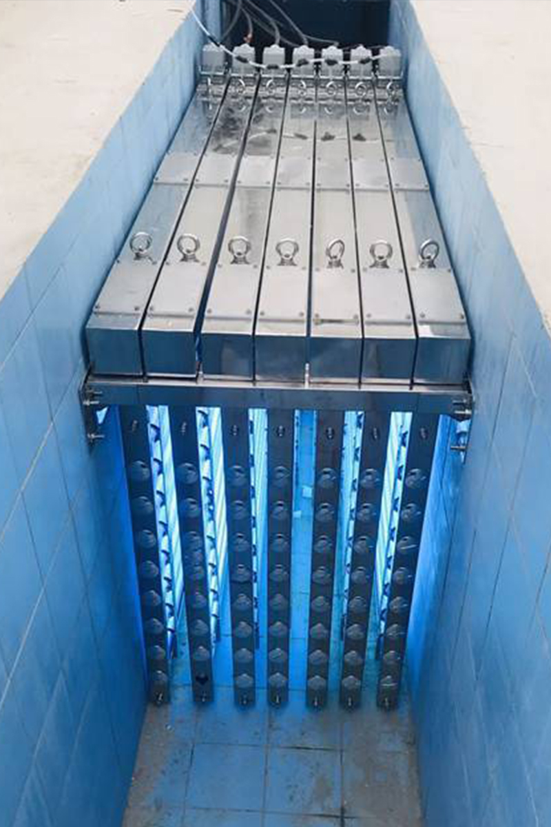 明渠紫外线消毒器污水工业用水框架式水处理设备