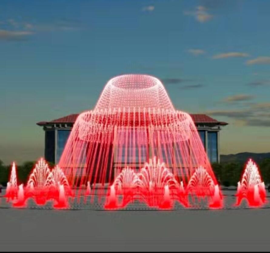 数字水幕工程 邢台城市广场喷泉 设计安装一条龙