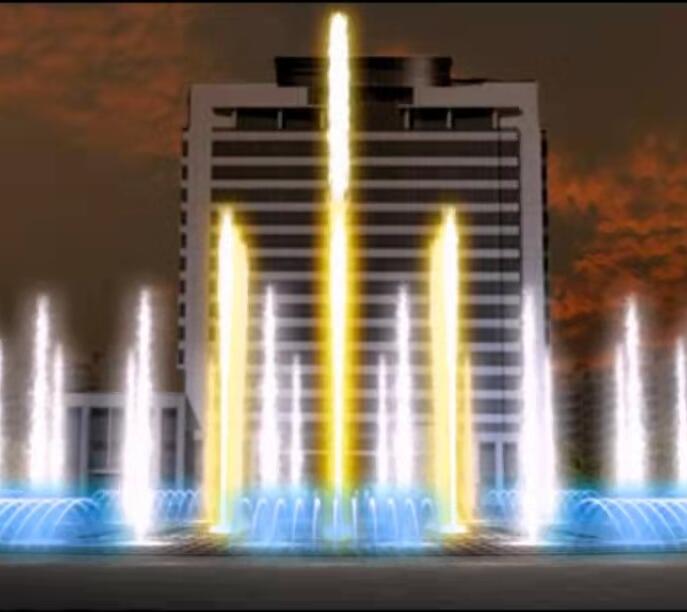 晋城公园音乐喷泉 设计安装一条龙 水墨电影喷泉