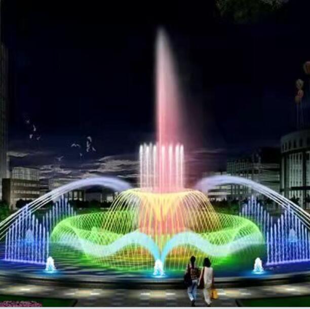 水幕电影公司 佛山广场音乐喷泉 设计安装