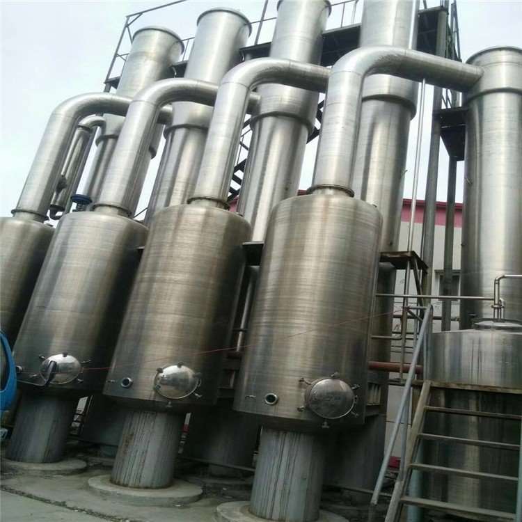 回收二手1吨三效碳酸锂强制循环蒸发器 钛材蒸发器 二手蒸发器