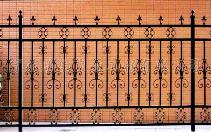 上海铸铁护栏马钢铸栅护栏围黑色金色铁护栏工厂