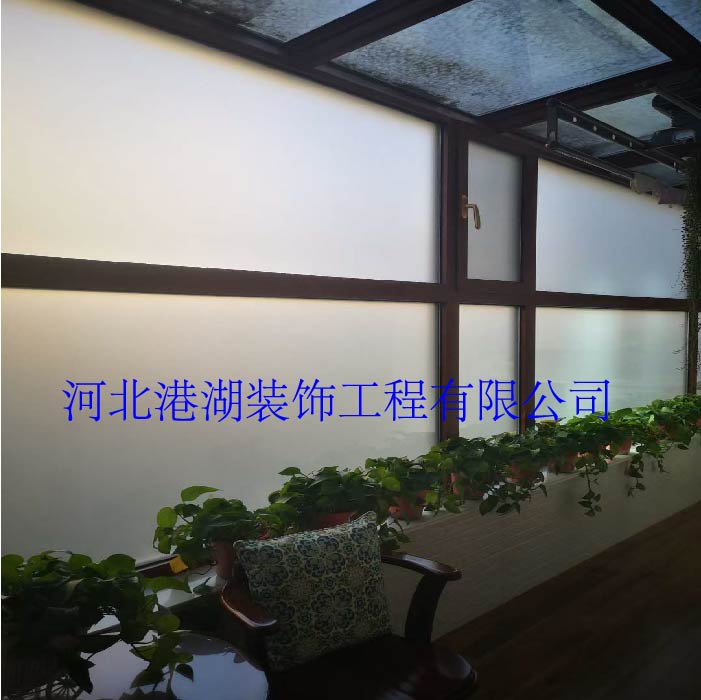 北京辦公室寫字樓玻璃貼膜隔熱膜磨砂膜防爆膜