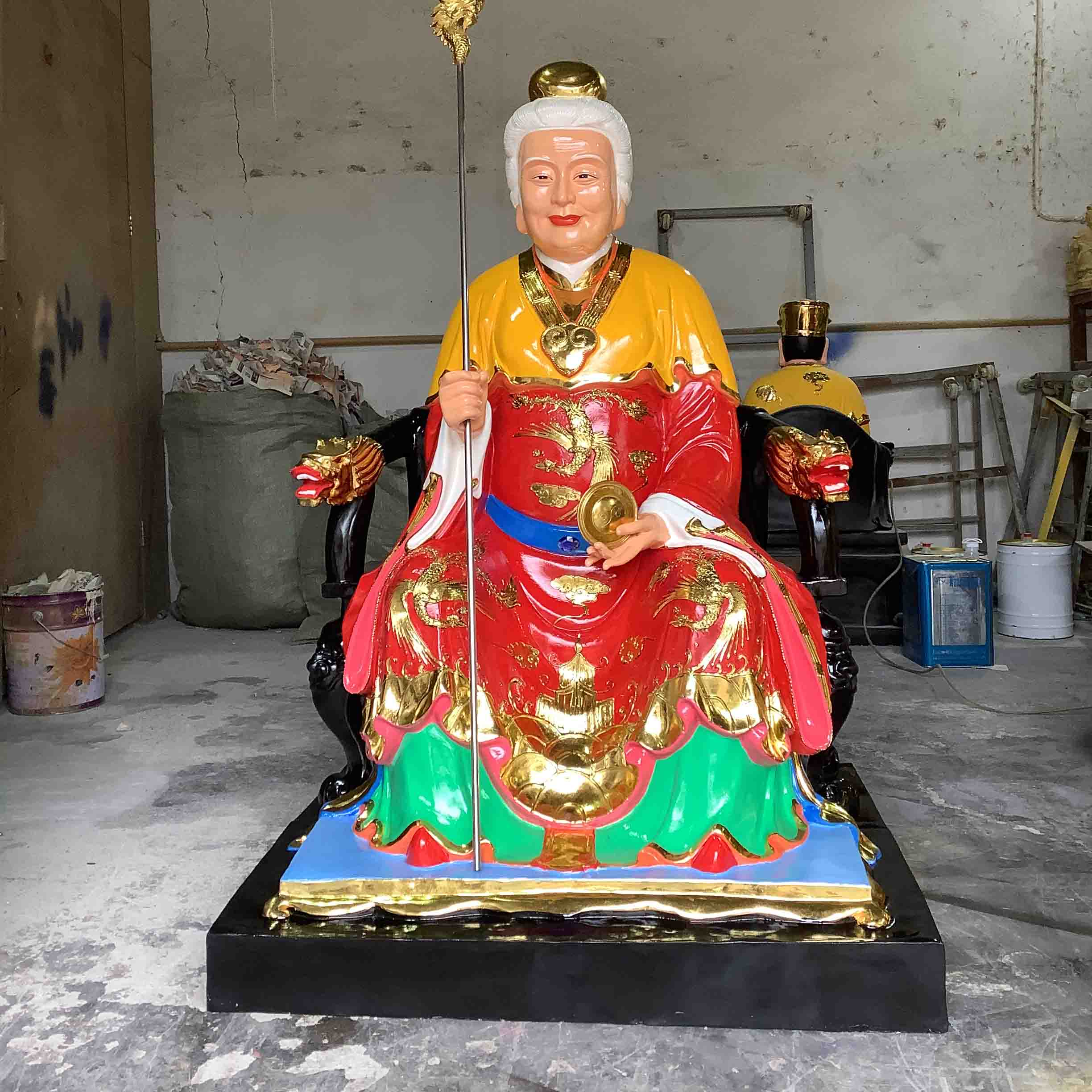 洛阳3米十二老母神像 邓州市佛道家工艺厂