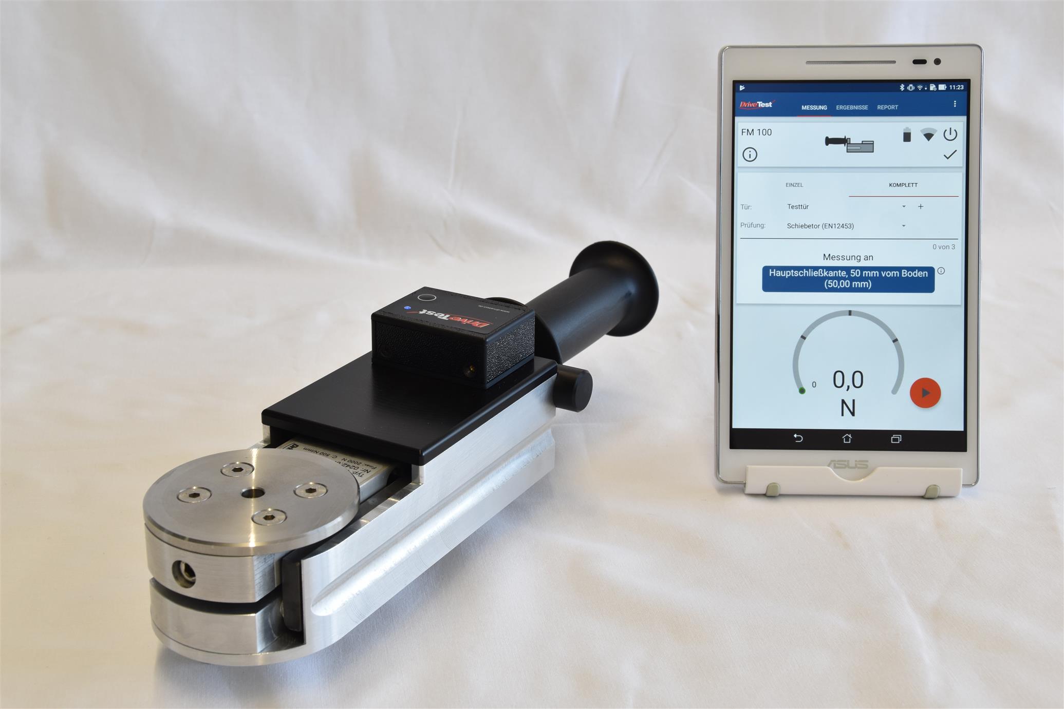 欧路源科技 转动门夹紧力测试传感器 德国DriveTest电动门压力测量仪校验公司