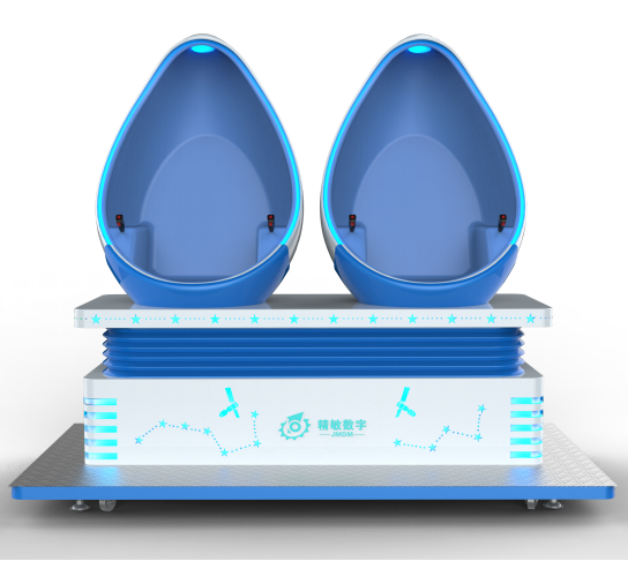 银河幻影游乐科普厂家VR双座蛋椅体感互动游戏一体机VR体验馆设备