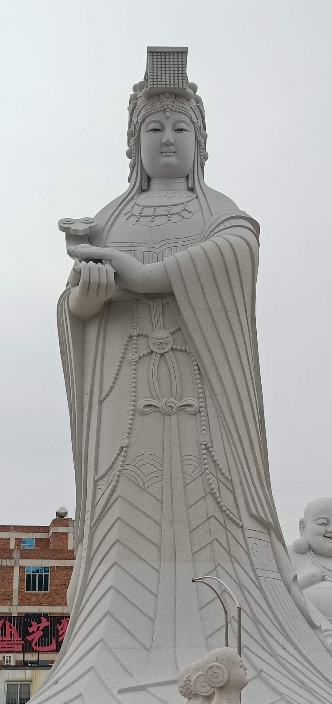 惠安海亨石雕手工雕刻人物石雕妈祖雕像