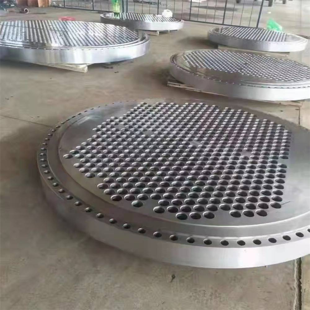 304不锈钢折流板 保证质量304尺寸3米 复合材质堆焊2205换热器管板 