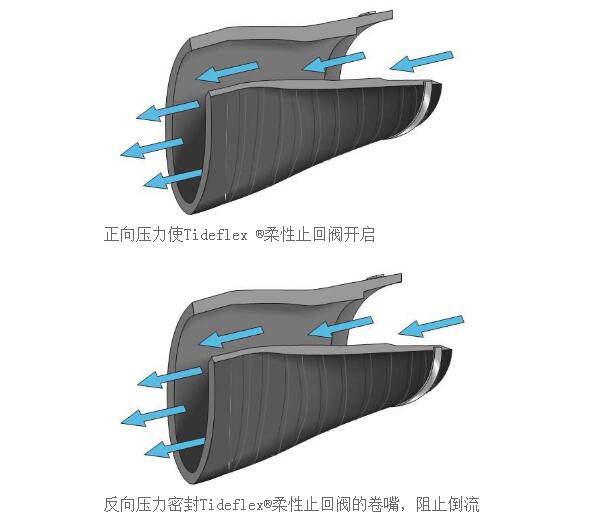 CHECKMATE管中型止回閥 排水防倒灌逆止閥大連東晟