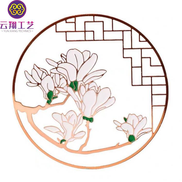 中国风文化礼品书签创意美人扇制作定做云翔胸章定做