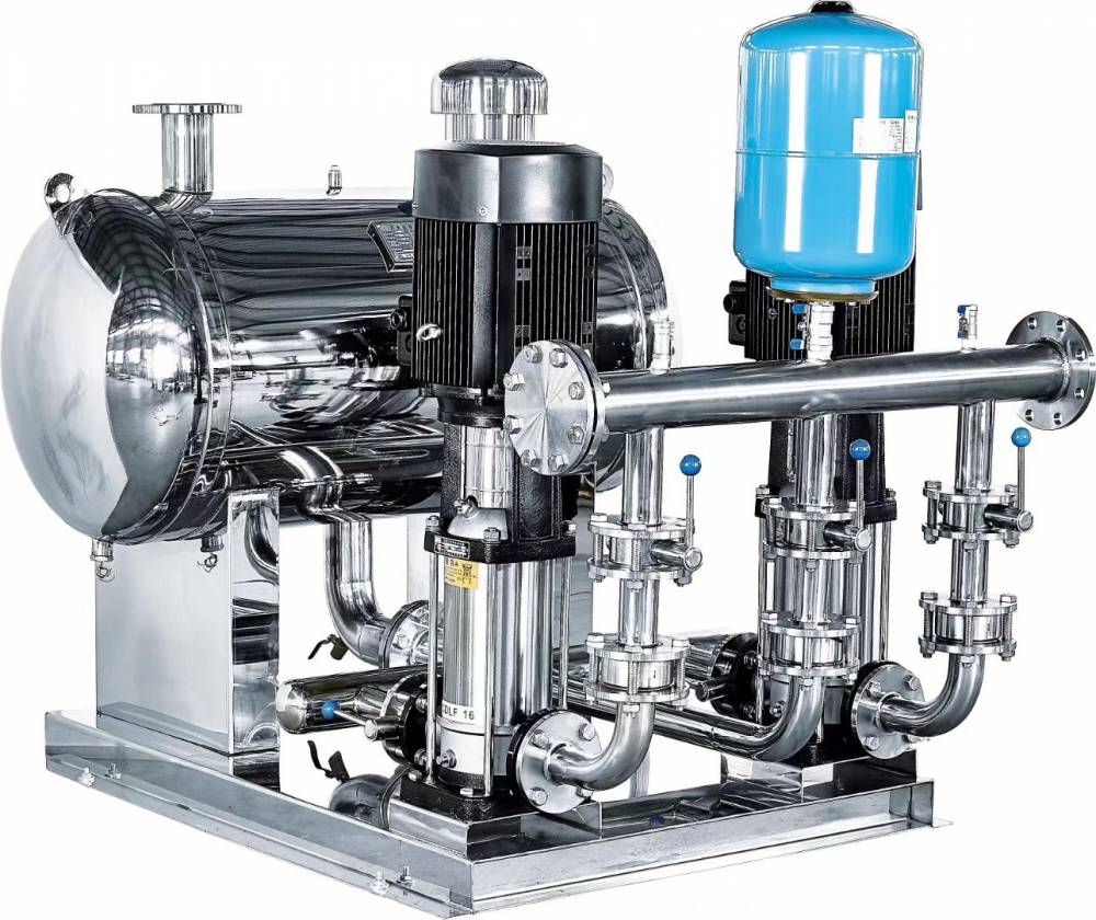 304不锈钢无负压供水设备 根据生活用水量自动调节水泵转速或增减