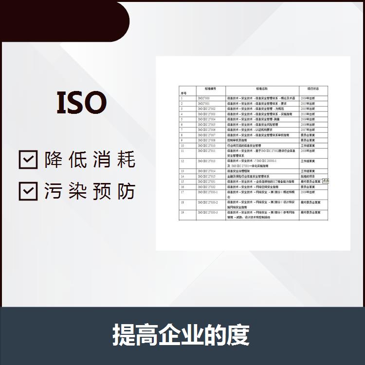 台州ISO环境认证公司 改进产品性能 制造绿色产品