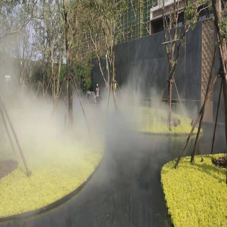 丽江人造雾设备 游乐园喷雾系统 加湿降温