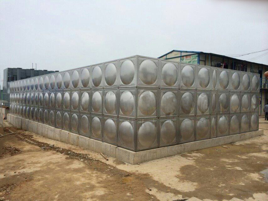 顺德不锈钢水箱方形生活水箱 组合式焊接储水塔