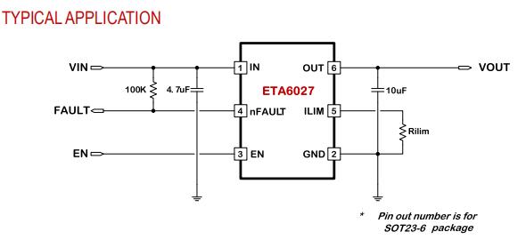ETA6027负载输出限流芯片电流可调