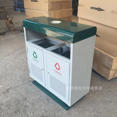 不銹鋼垃圾桶 戶外金屬垃圾桶 公園景區金屬垃圾箱定制